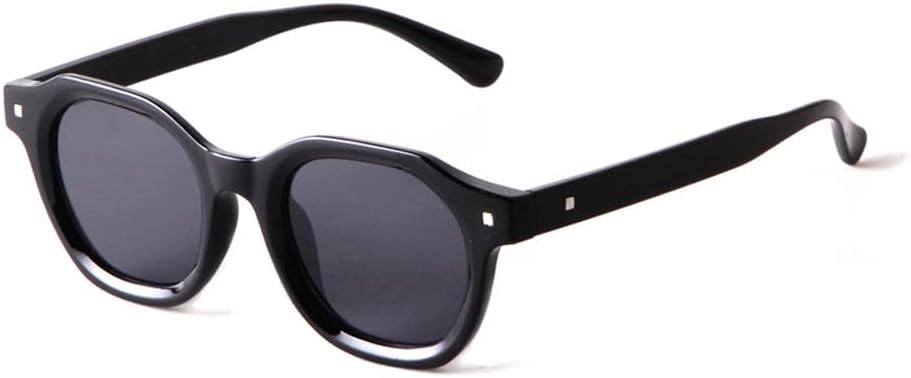 

Женские солнцезащитные очки в винтажном стиле с круглой оправой, красные, для уличной стрельбы, универсальные, с защитой от ультрафиолета UV400 MTZJH, C1bright Black Grey