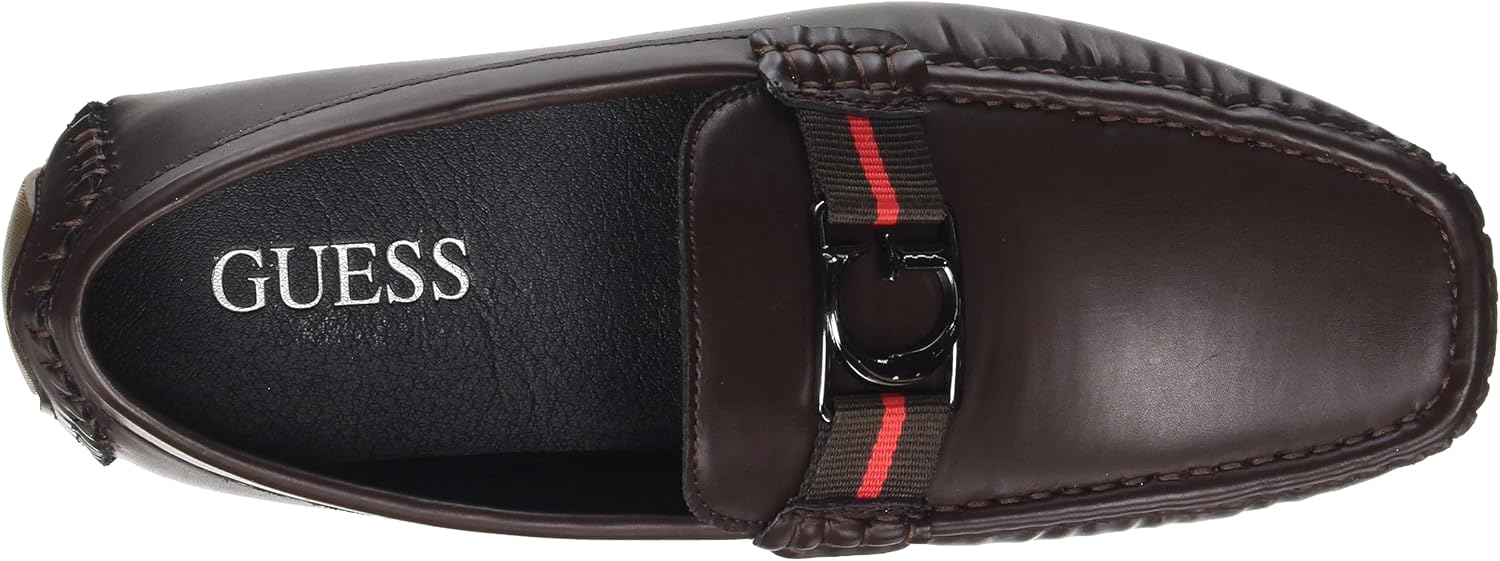 GUESS мужские лоферы Askers, Dark Brown — фото 3