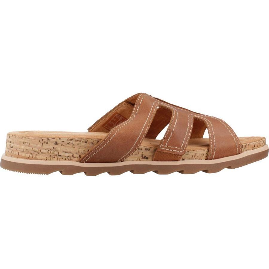 Сандалии Clarks модель Yacht Coral цвет Коричневый — фото 4