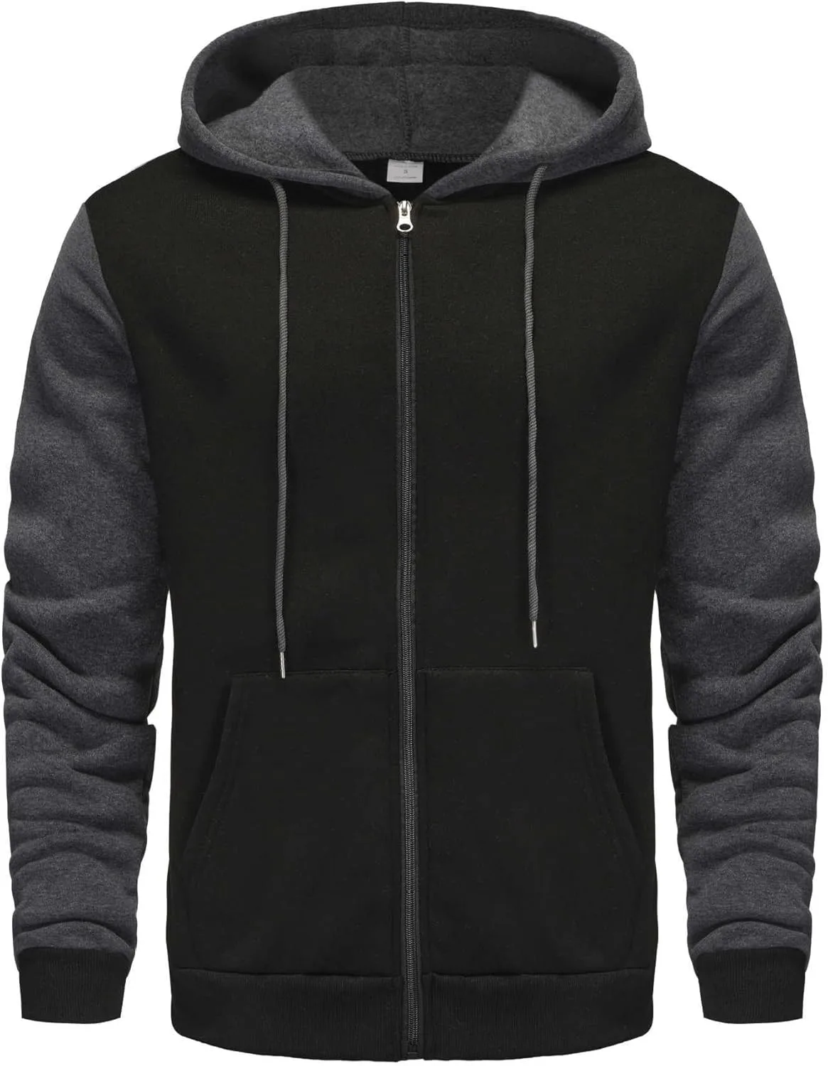 

Мужская худи с молнией и карманом LUORUAN