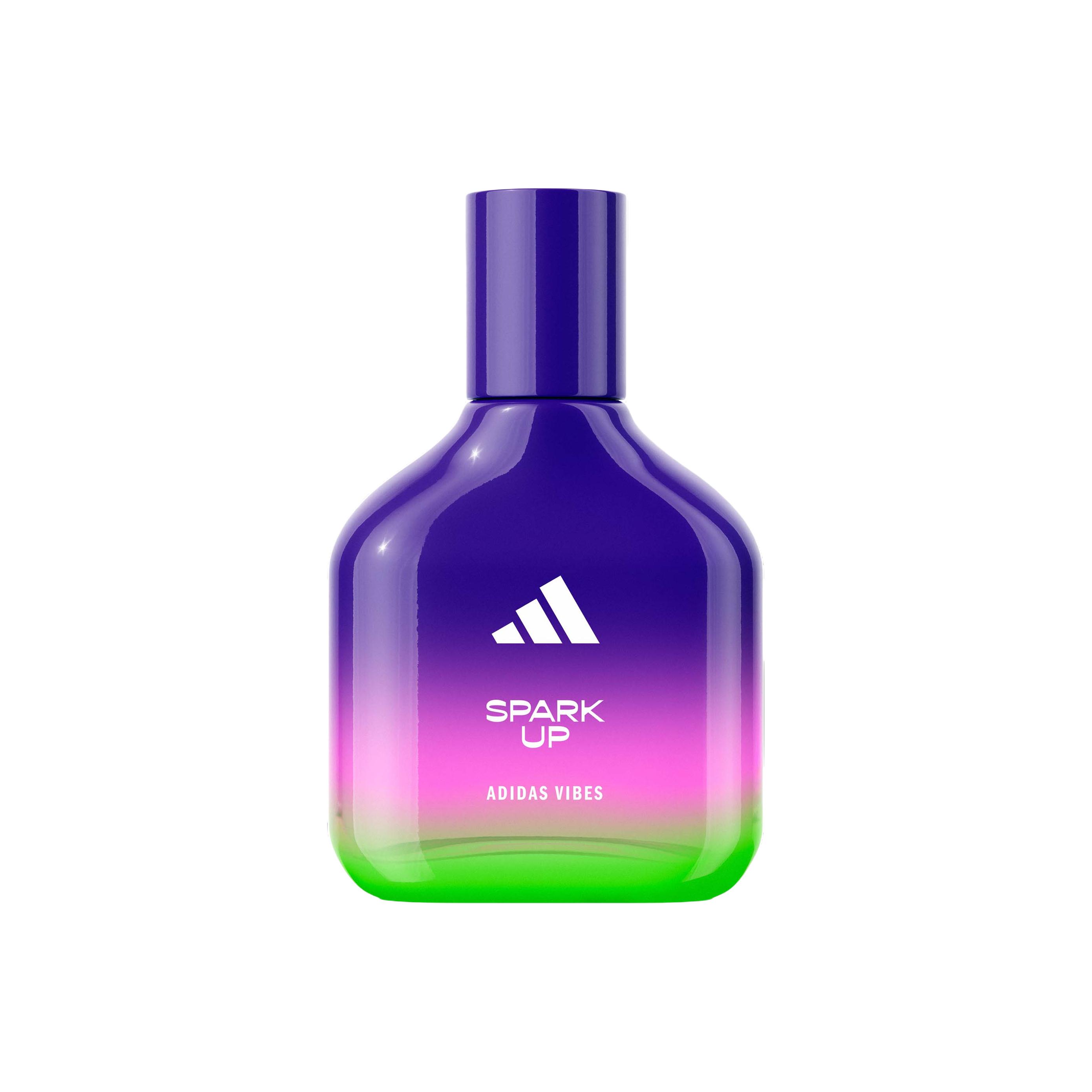 

Adidas Парфюмерная вода Vibes Spark Up Perfumes Gourmet Notes Eau De Parfum EDP с черным перцем и геранью, 30 мл/50 мл/100 мл