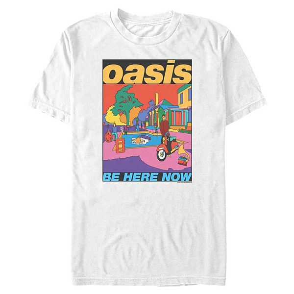 

Футболка Big & tall oasis be here now Licensed Character