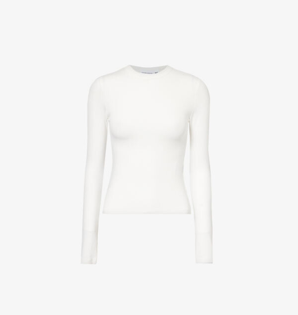 

Топ Peep slim fit из эластичного хлопка Sisters & Seekers, белый