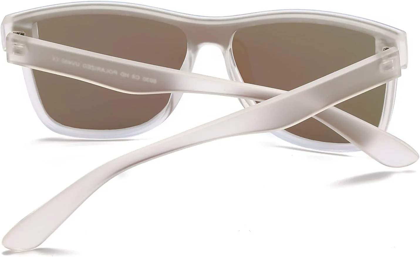 

Солнцезащитные очки DUBERY Fashion Polarized для женщин и мужчин, 100% защита от УФ-излучения, модные сдвоенные линзы, модель D8030, Transparent/Blue Mirror