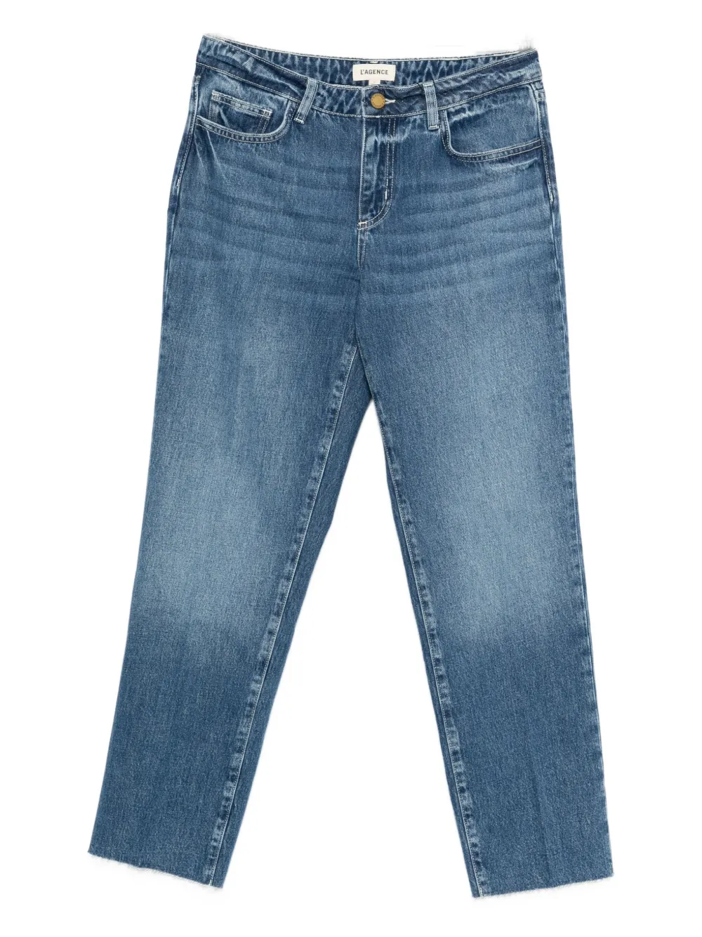 

Джинсы из хлопка L'Agence, синий