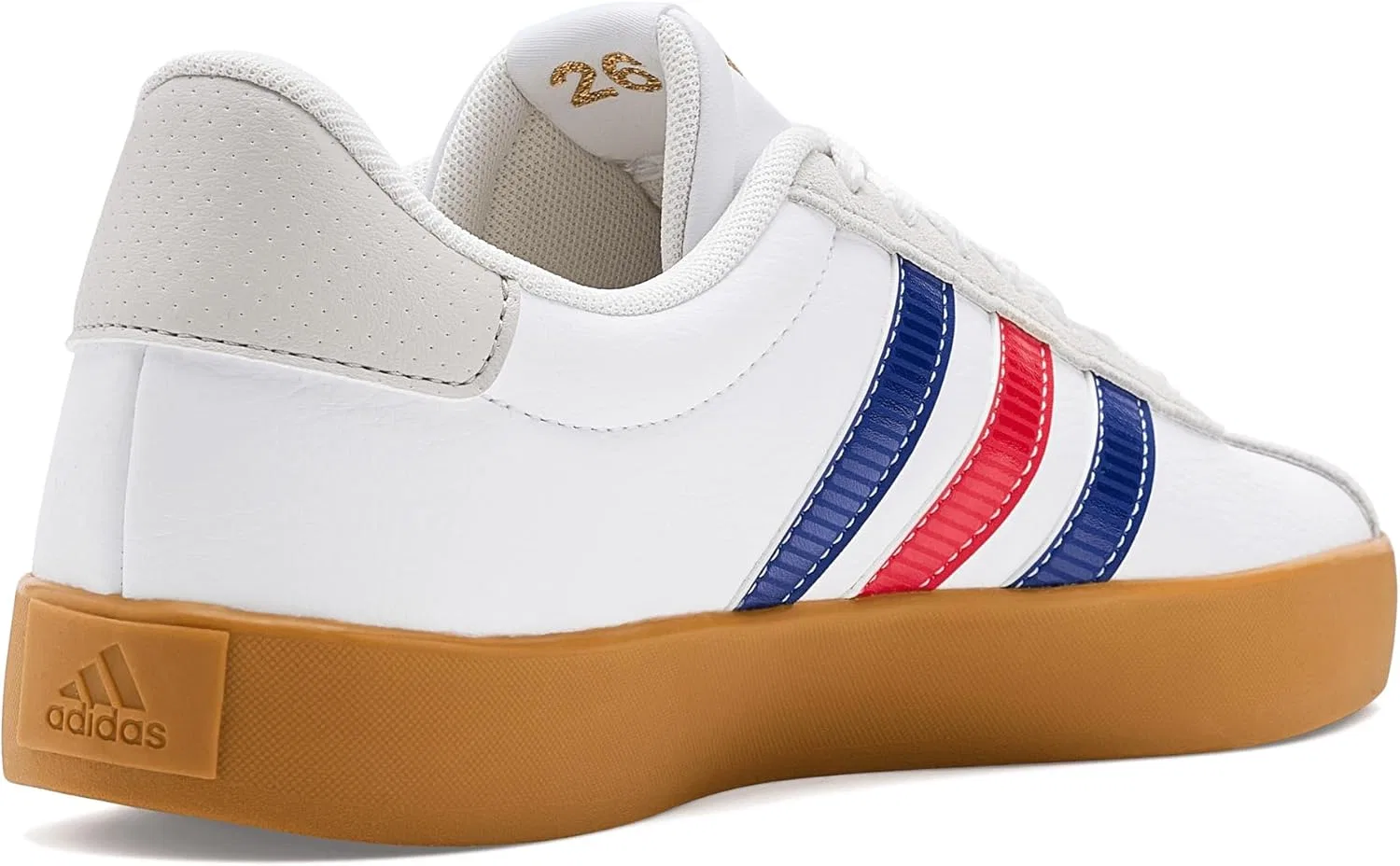 Кроссовки мужские adidas, цвет White/Pure Ruby/Mystery Ink — фото 2
