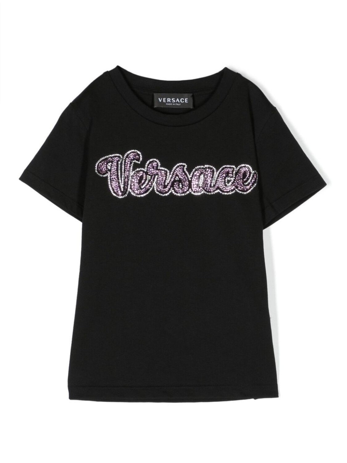 

Versace Kids футболка с логотипом, черный