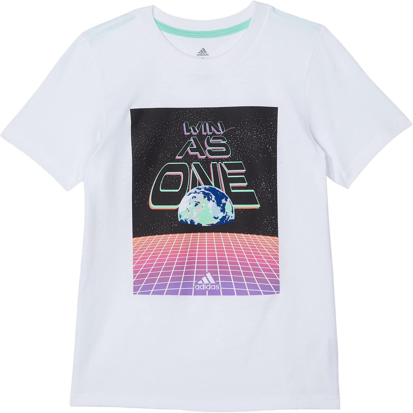 

Футболка Adidas Short Sleeve Digital Landscape Tee, белый