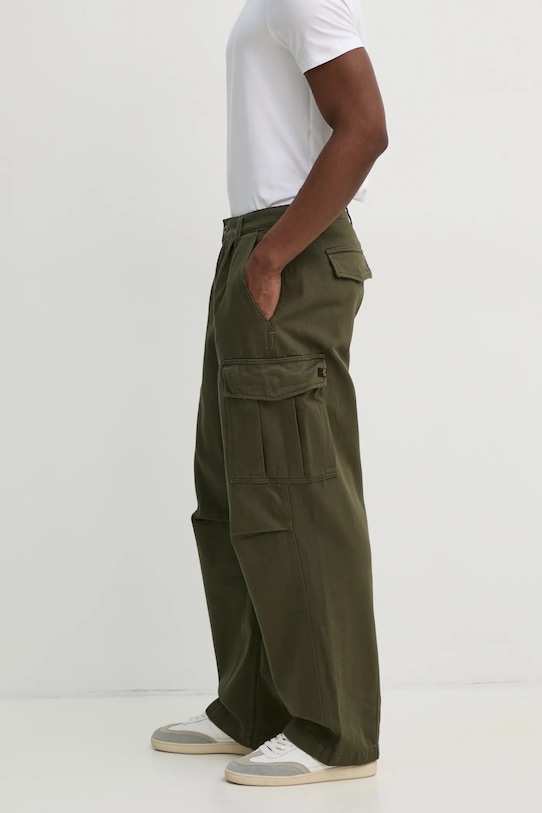 

Хлопковые брюки Aircraft Alpha Industries, зеленый