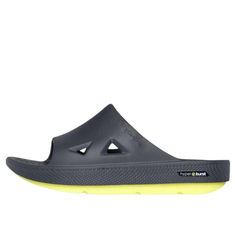 

Skechers Тапочки-слайды GO RECOVER мужские серо-желтые