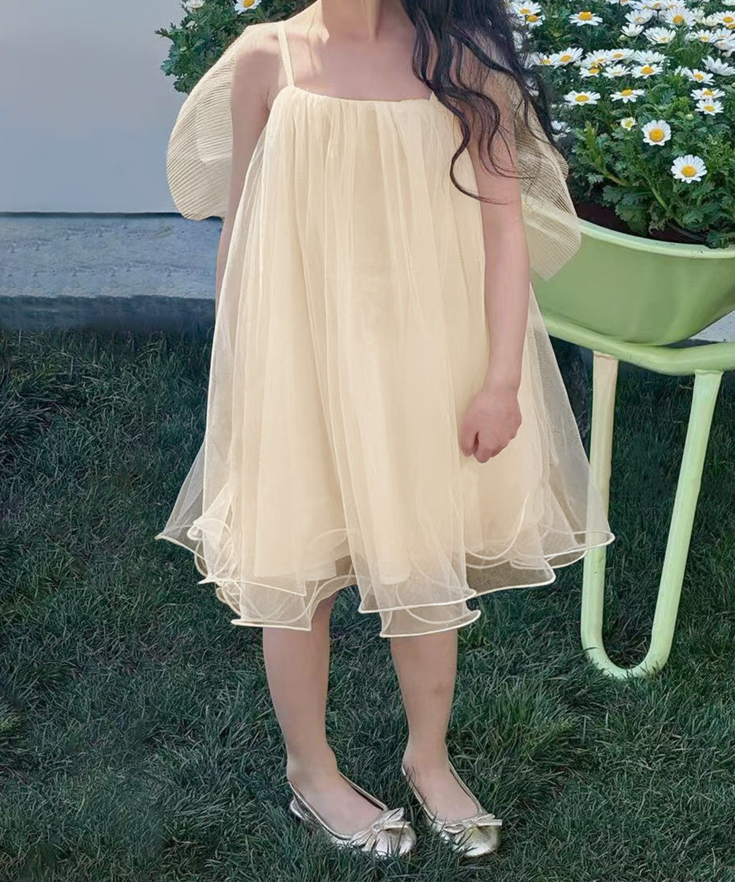Платье из тюля «Сказка» Aimoha Kids, Light beige