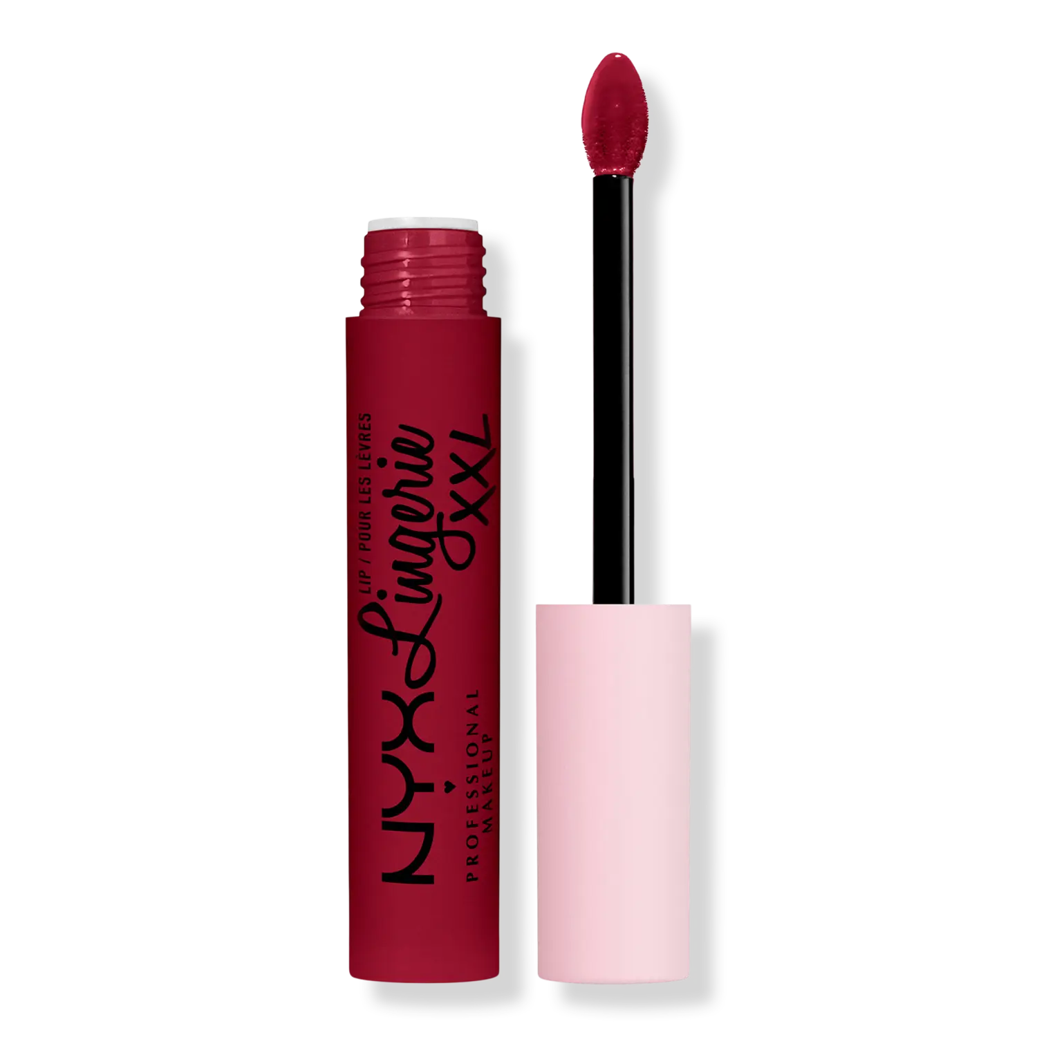 

Жидкая матовая помада Lip Lingerie XXL, стойкая NYX Professional Makeup, Sizzlin (warm mahogany red)