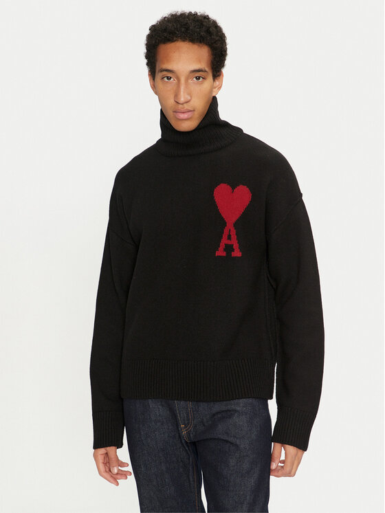 

Водолазка классического кроя BFUKS406.018 Ami Paris, черный