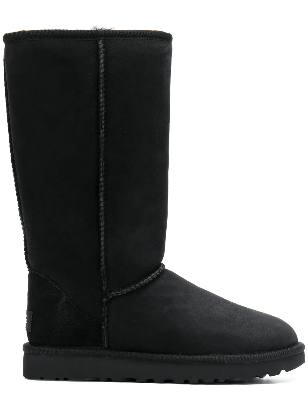Угги высокие замшевые UGG, черный