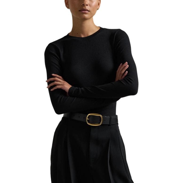 Polo Ralph Lauren Футболка женская черная — фото 4