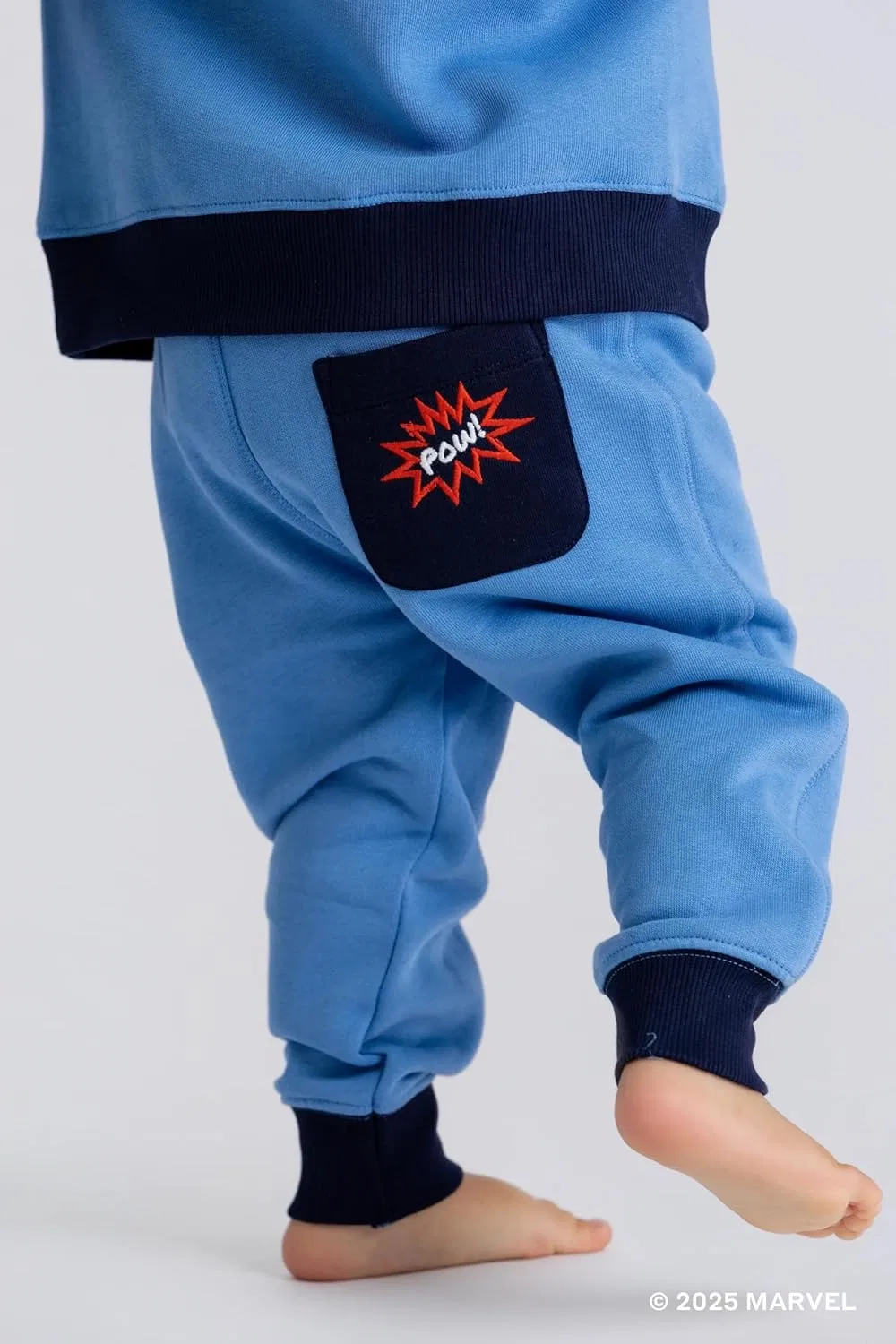 Детский спортивный костюм Organic Cotton monica + andy, Marvel's Spiderman on Blue — фото 4