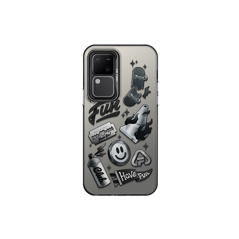 

Чехол для телефона с камнями Stones, Color silver black - DWSTSCY160