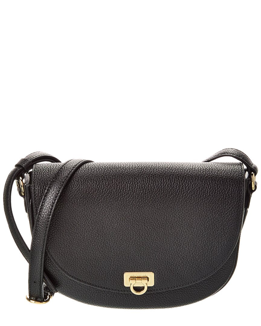 

Кожаная сумка через плечо Ferragamo Salvatore Ferragamo, черный