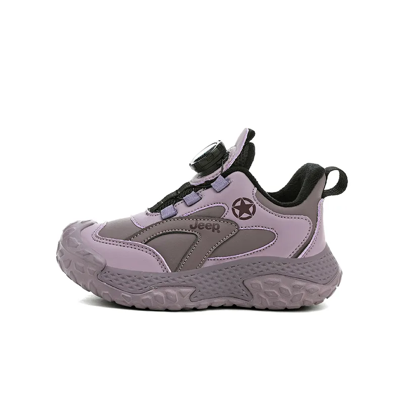 Детские утепленные ботинки Kids Jeep, Lavender[Fleece-Lined-Upgraded]