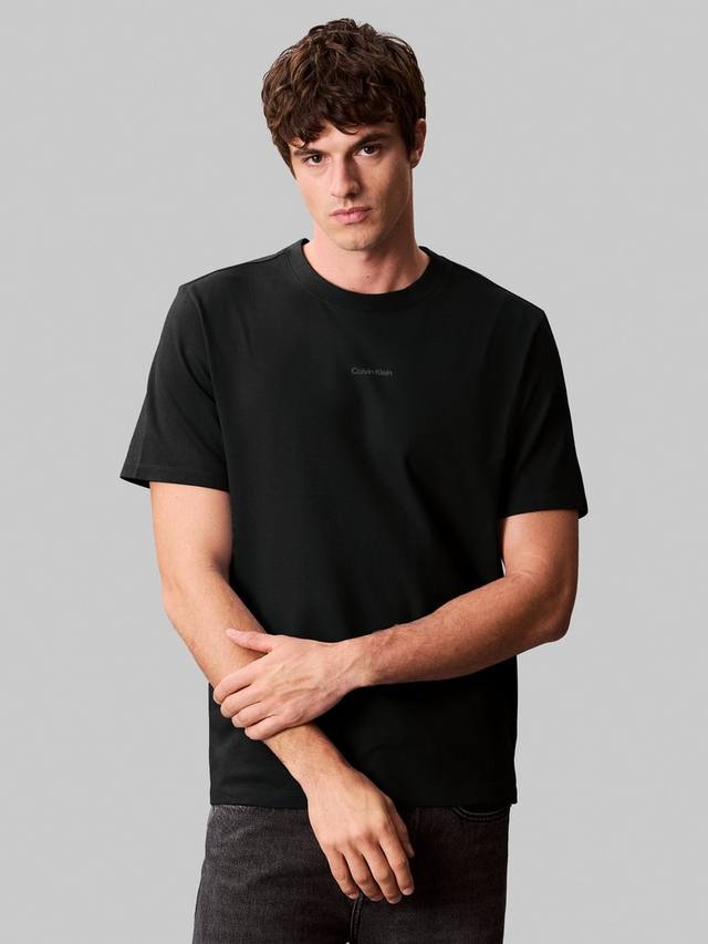 

Футболка из стрейч-хлопка Calvin Klein, Black