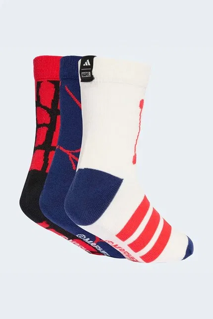 Носки детские Marvel 3 шт Adidas Performance, красный — фото 2