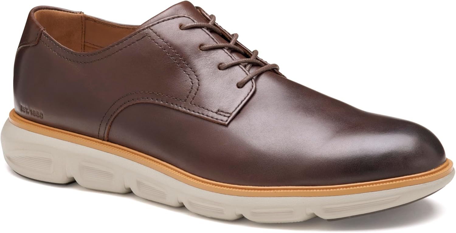 

Мужские туфли Johnston Murphy Larkin с простым носком Johnston & Murphy, Mahogany Italian Calfskin