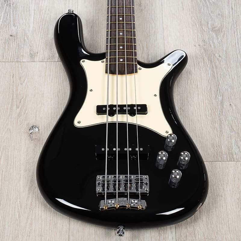 

Басс гитара Warwick Teambuilt Pro Series Streamer CV 4-String Bass, Solid Black High Polish