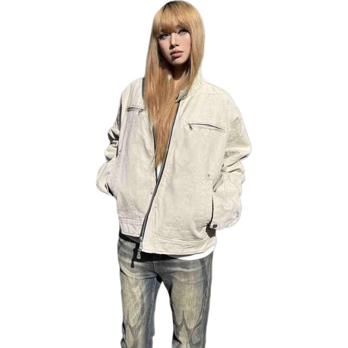 

Куртка Unisex Stand Collar Moderate NEVER RULE, хаки