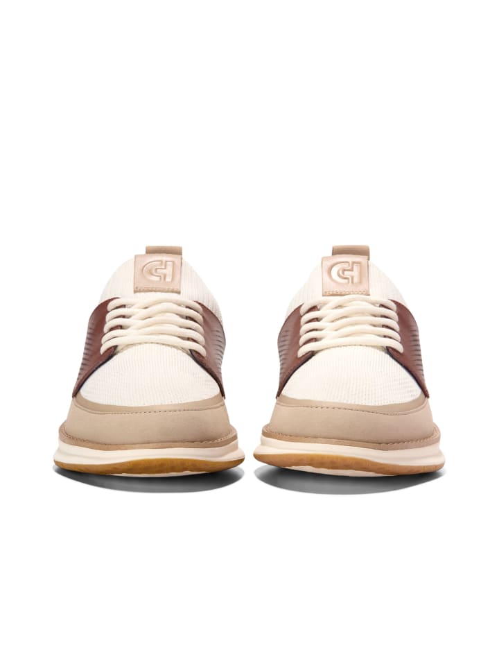 Cole Haan Кроссовки Lo ORIGINALGRAND ENERGYWEAVE STITCHLITE цвета слоновой кости и темно-синего блейзера — фото 4