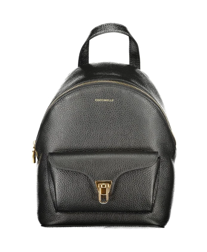 

Черный кожаный женский рюкзак Beat Generation Coccinelle, черный