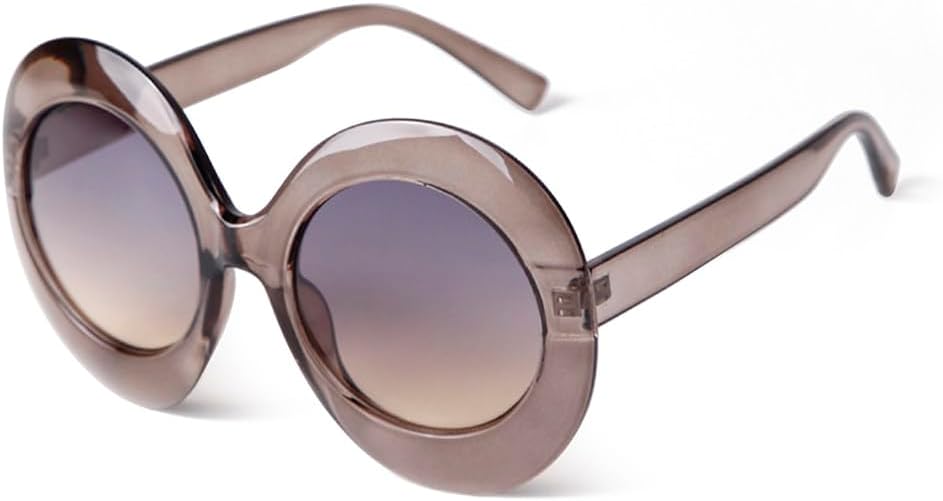 

Модные большие круглые солнцезащитные очки для женщин, роскошные винтажные очки в прозрачной розовой оправе с леопардовым принтом, круглые солнцезащитные очки для женщин HVTVTLA, C5