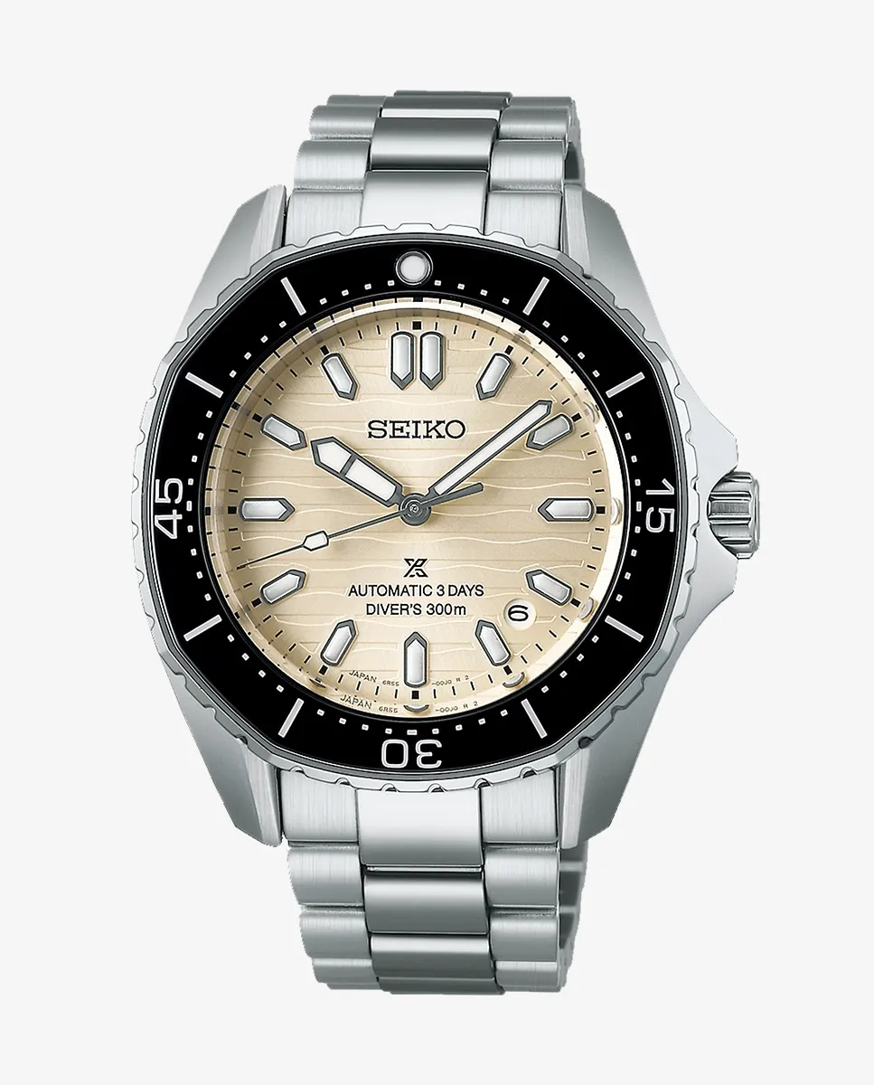

Мужские автоматические часы Prospex SPB481J1 из стали с серебряным ремешком Seiko, серебряный