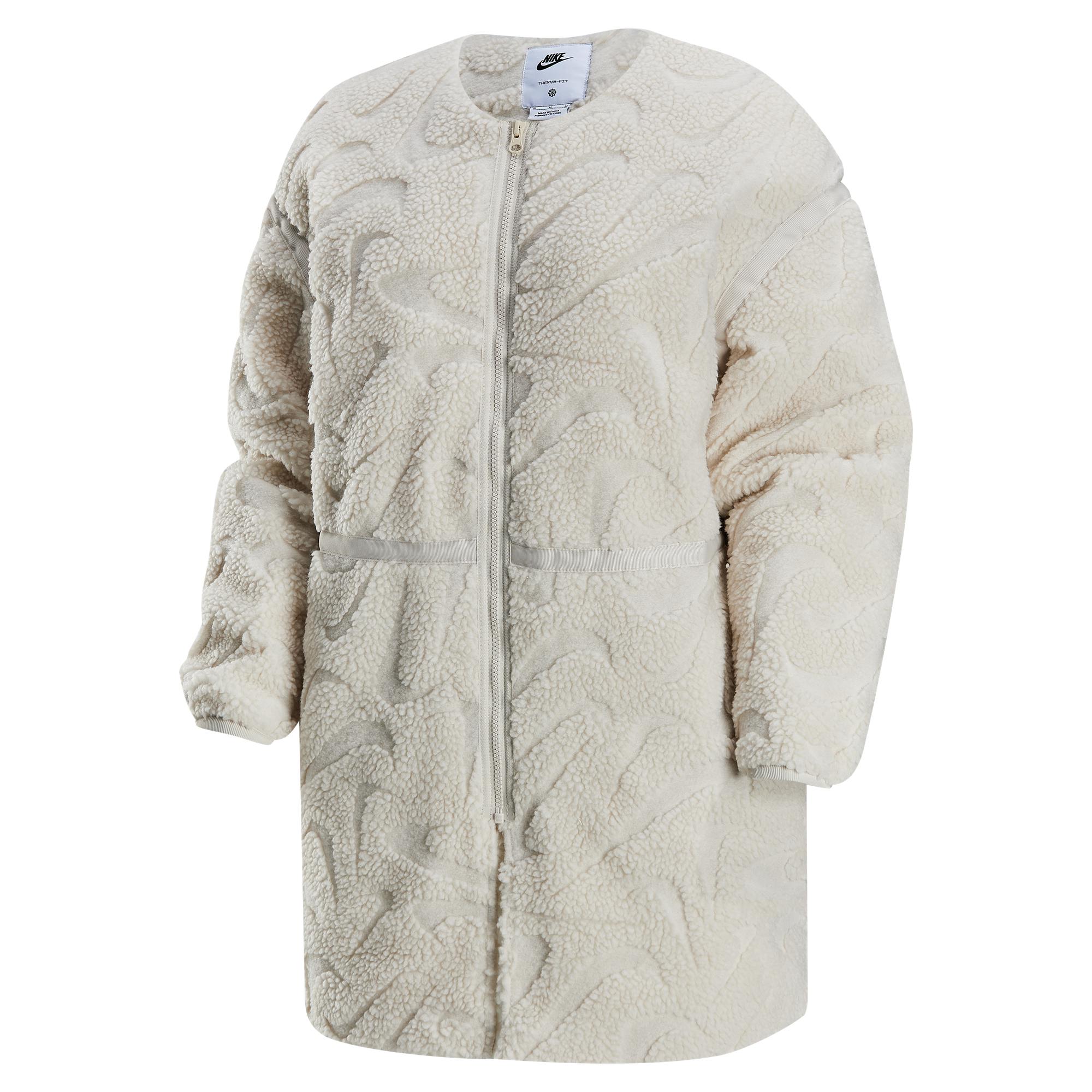 

Бархатистое пальто Women's Light Redwood Brown Nike, светло- розовыйwoodкоричневый