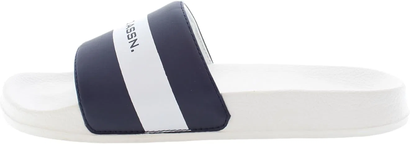 Мужские синтетические тапочки US Polo Assn. SKYE002M/5Y1 U.S.POLO ASSN., White Navy Blue