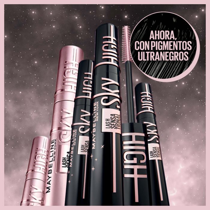 

Тушь для ресниц Máscara de Pestañas Lash Sensational Sky High Cosmic Maybelline New York, Negro