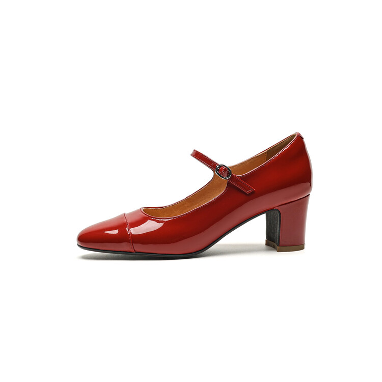 

Туфли Мэри Джейн женские Quicheshoes, цвет Burgundy