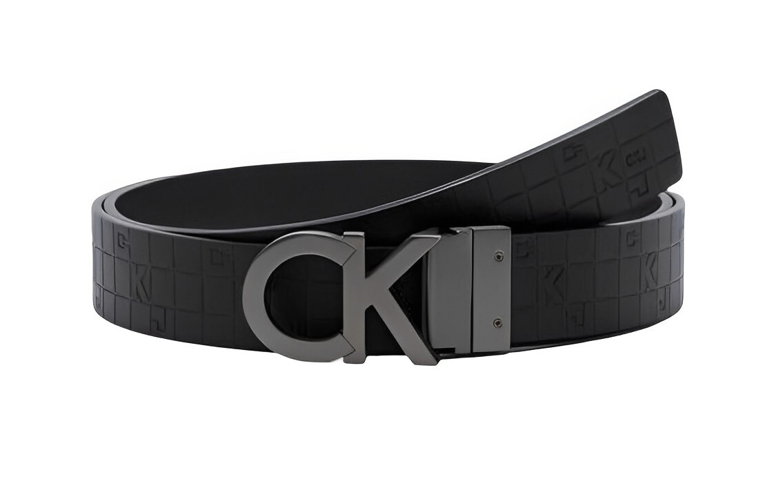 

Мужской кожаный ремень Calvin Klein, Черный