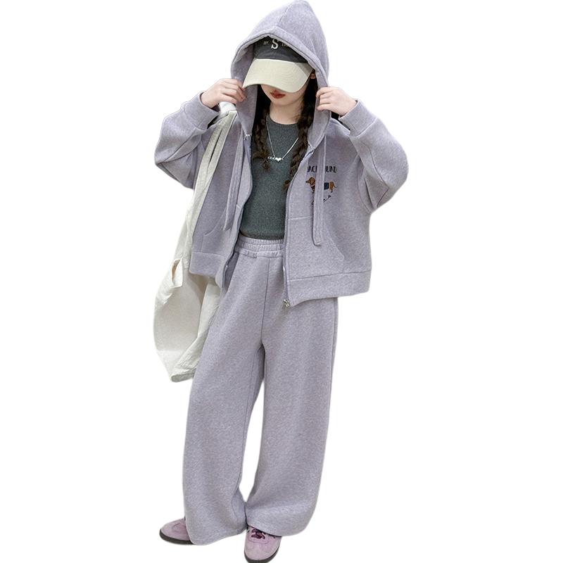 

Повседневная спортивная одежда для подростков весна-осень Disney, фиолетовый