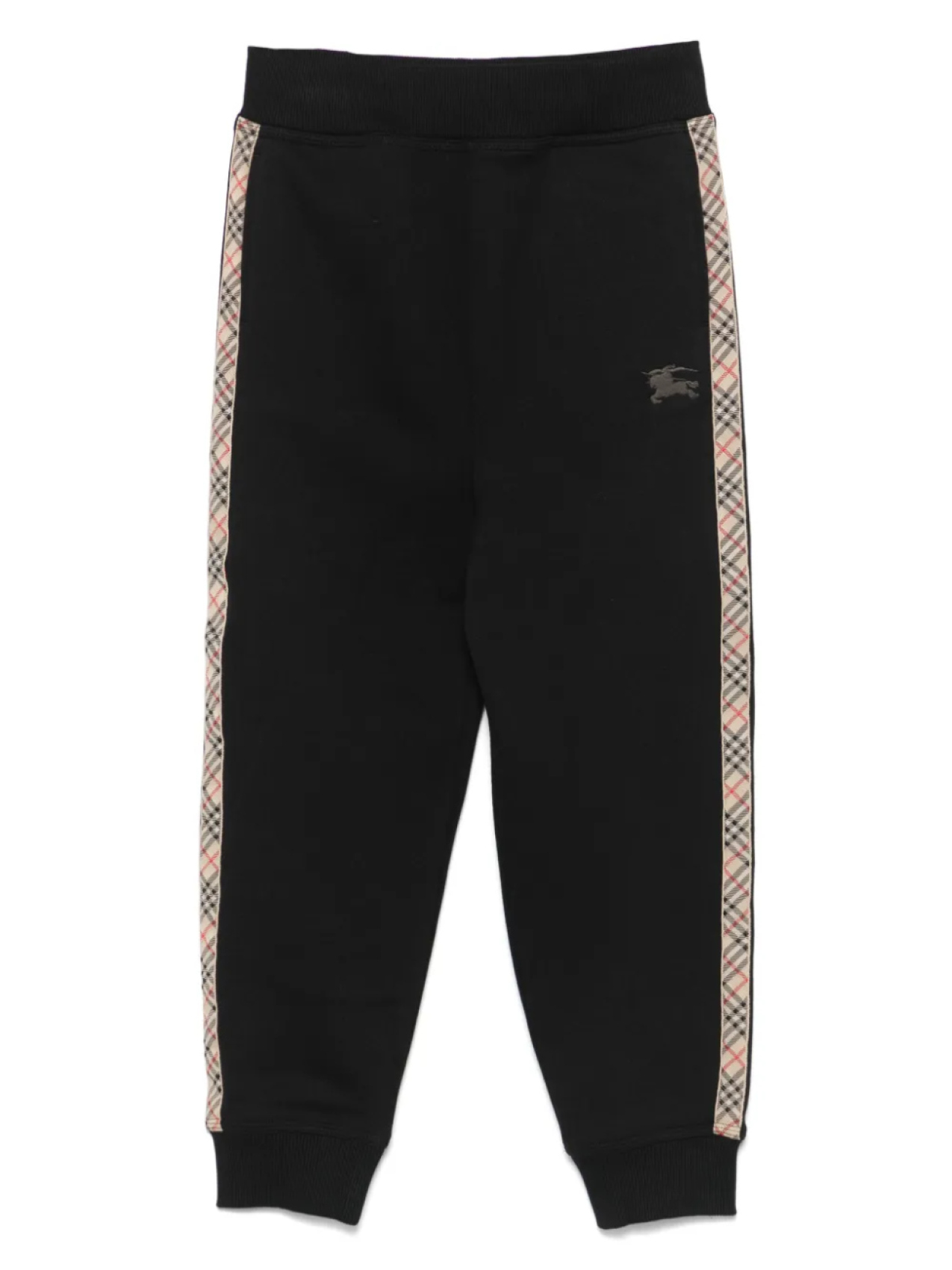 

Хлопковые спортивные штаны Burberry Kids, черный