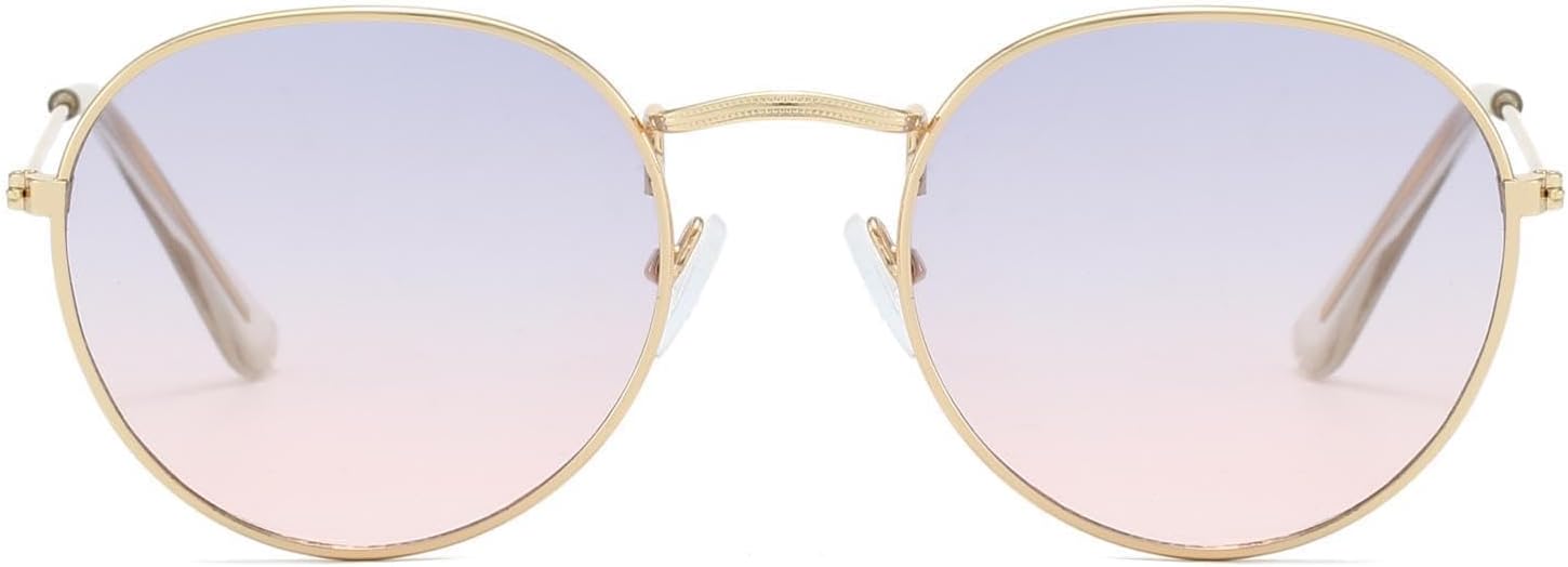 

Солнцезащитные очки с защитой от УФ-излучения UV400 | Женские овальные очки с металлической оправой | Линзы конфетных цветов для занятий спортом на открытом воздухе и вождения DSVIGF, Golden-grey Pink