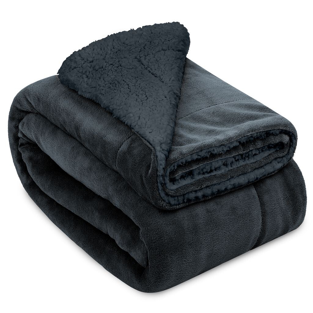 

Одеяло Beautissu Sherpa Alina, черный