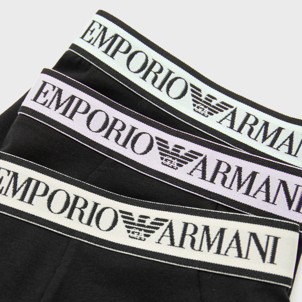 EMPORIO ARMANI SS24 Трусы мужские 3 шт Black — фото 4
