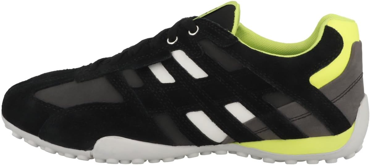 

Мужские модные кроссовки Geox Uomo Snake, черный/желтый