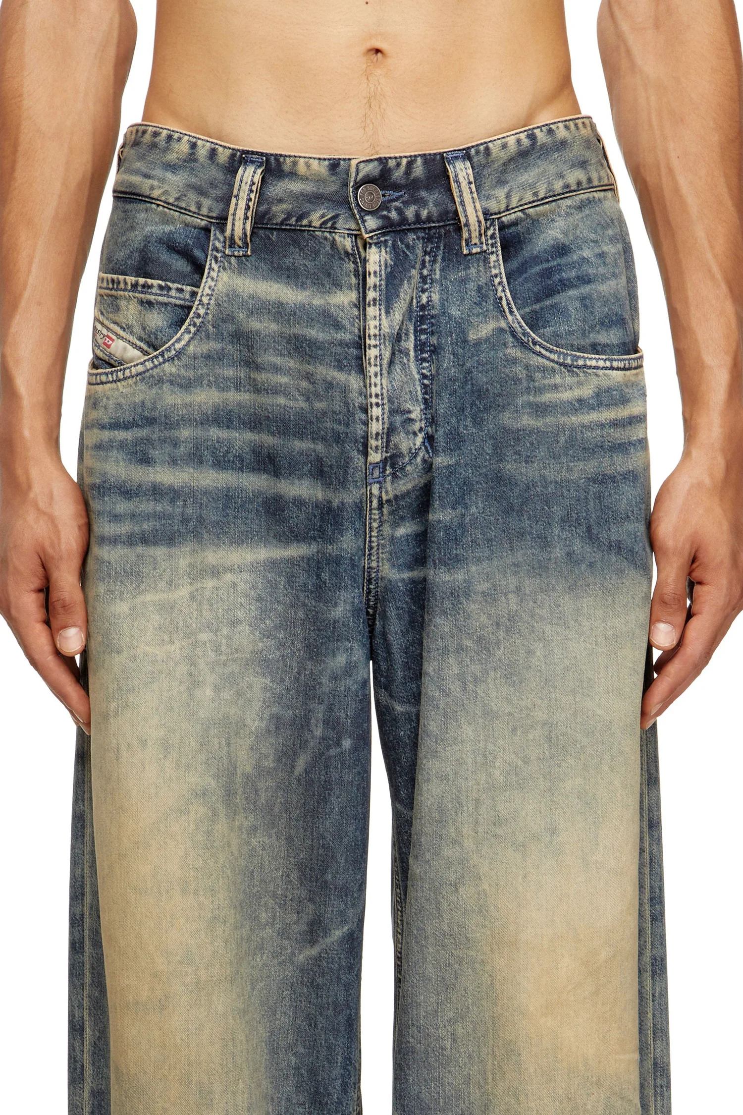 Мужские свободные джинсы 1997 D-ENIM-M Diesel, Light Indigo Blue — фото 2