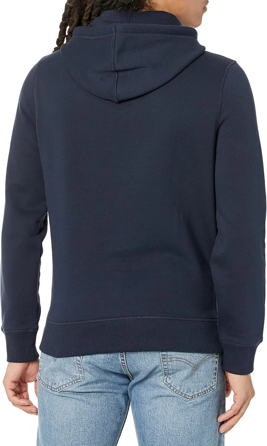 Худи мужское, флисовое, Tommy Hilfiger, цвет Sky Captain — фото 2