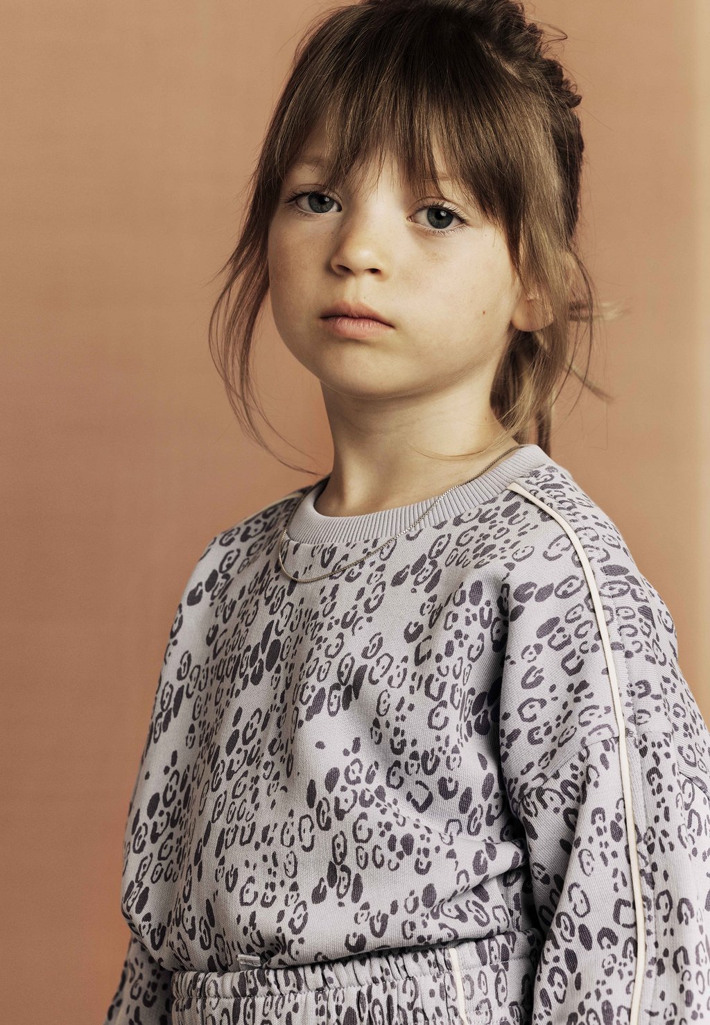 

Толстовка LEOPARD UNISEX Mini Rodini, фиолетовый