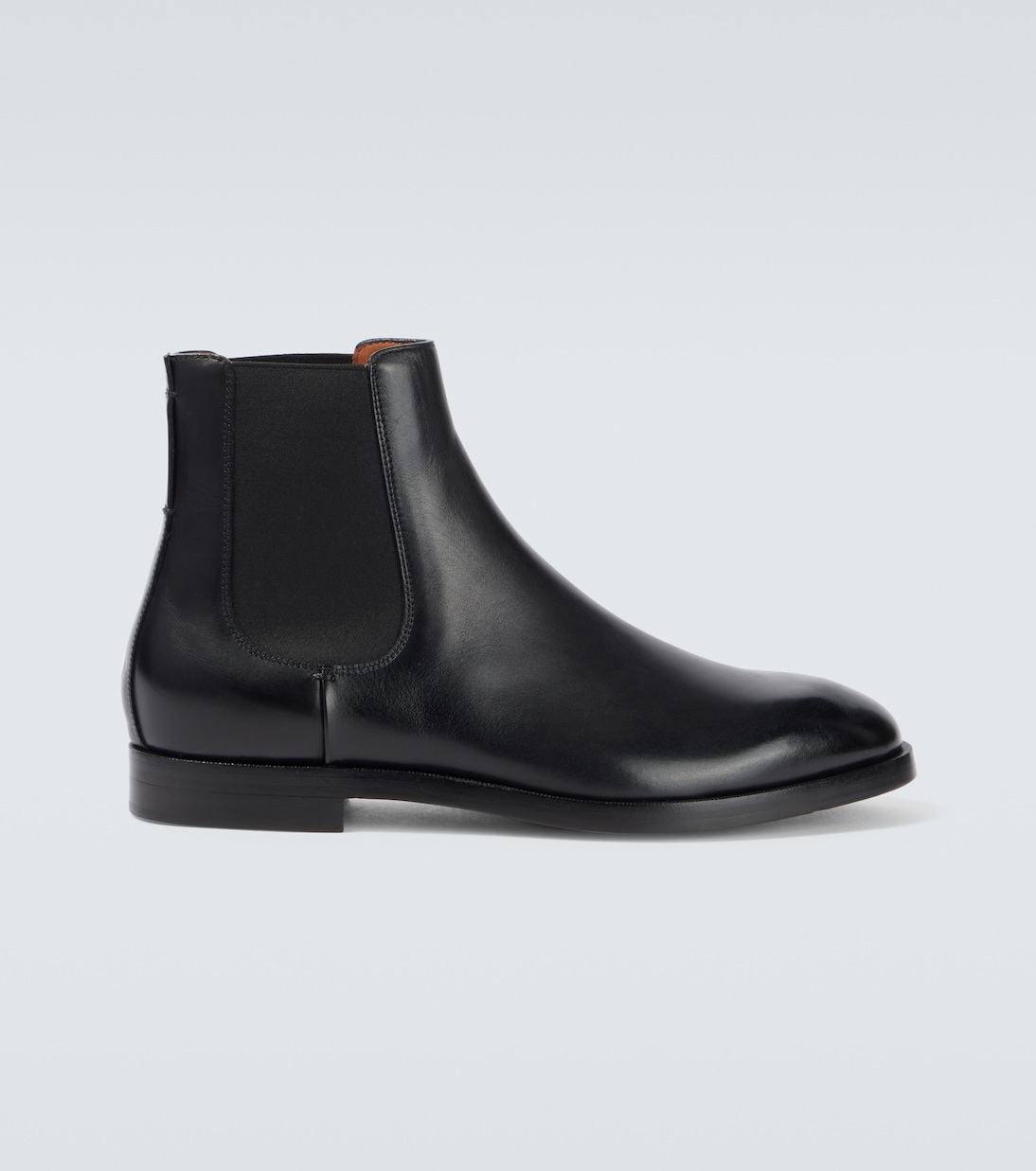 

Кожаные челси Zegna, черный