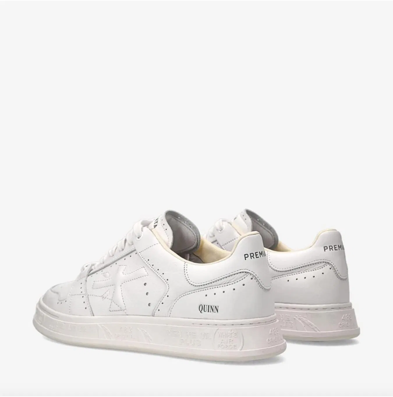 Кроссовки Premiata Created to reinterpret the world of sport in key couture, rich in detail such as the many holes that characterize the design, White — фото 2
