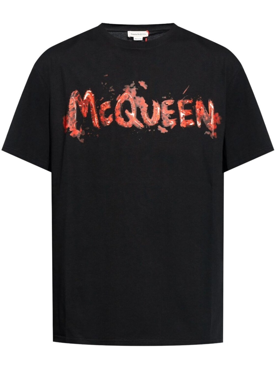 

Alexander McQueen футболка с логотипом, черный