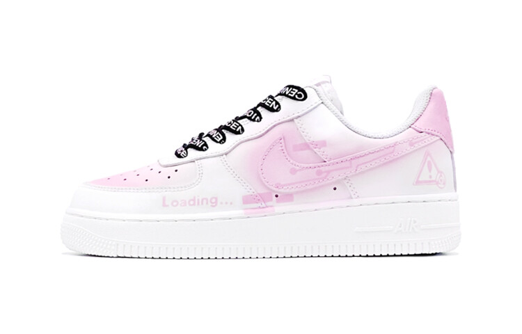 

Кроссовки Nike Air Force 1 Skateboarding Shoes Men Low-top Pink, белый